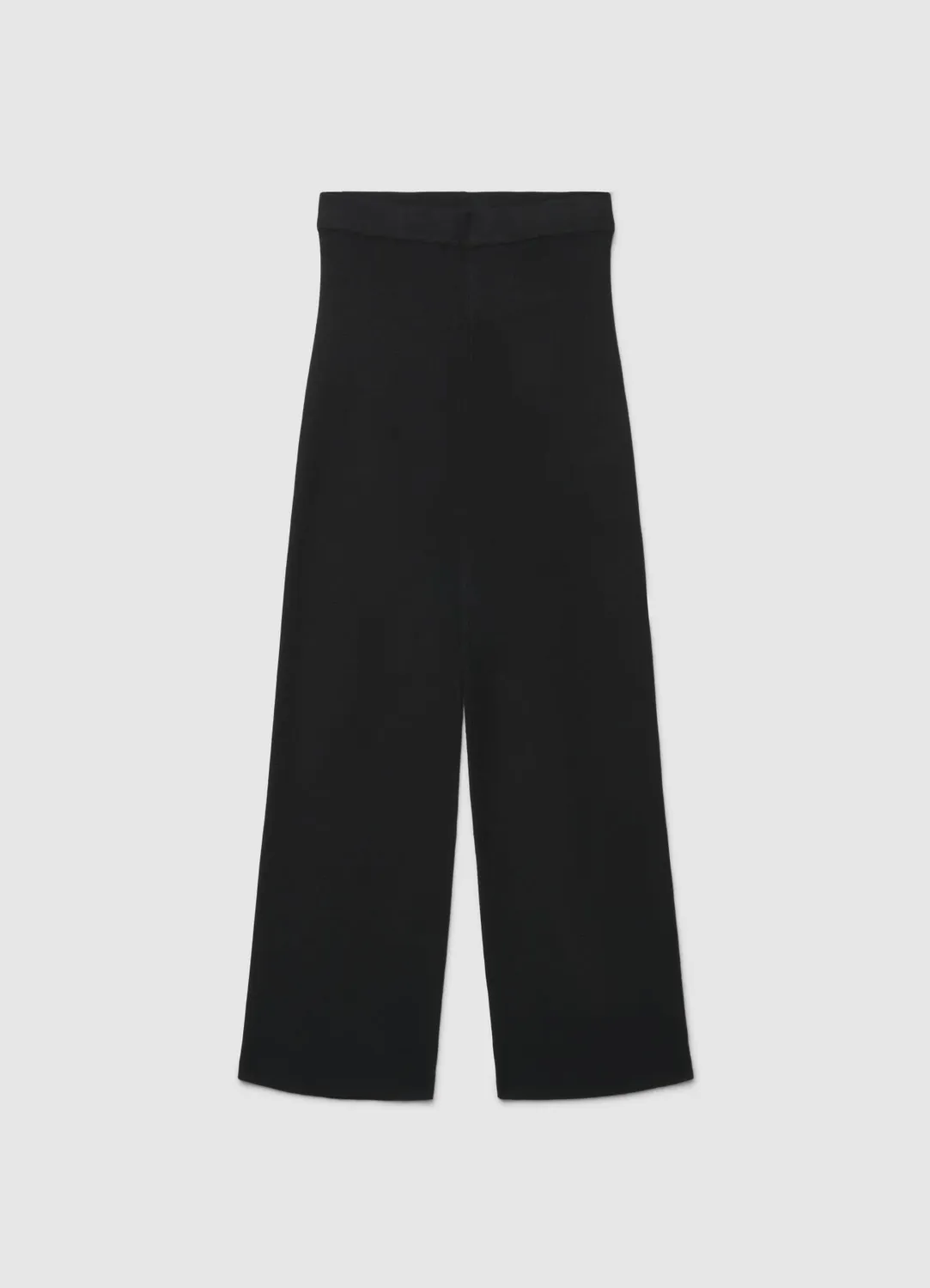 Calliope pantalon droit femme maille taille haute uni