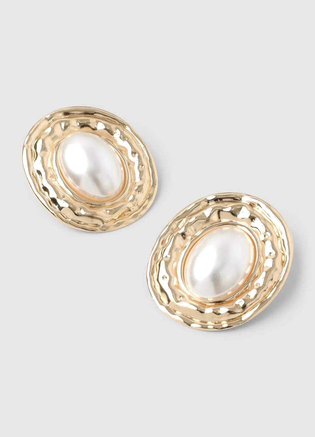 Calliope boucles oreilles femme perle martelé