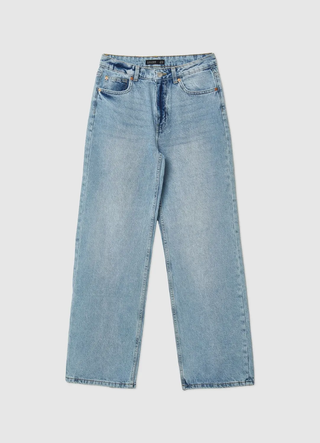 Calliope Jeans wide leg taille haute 42 uni