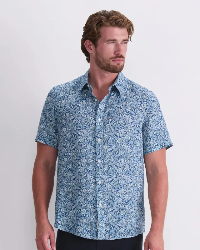 Sportscraft Theodore chemise lin homme manches courtes