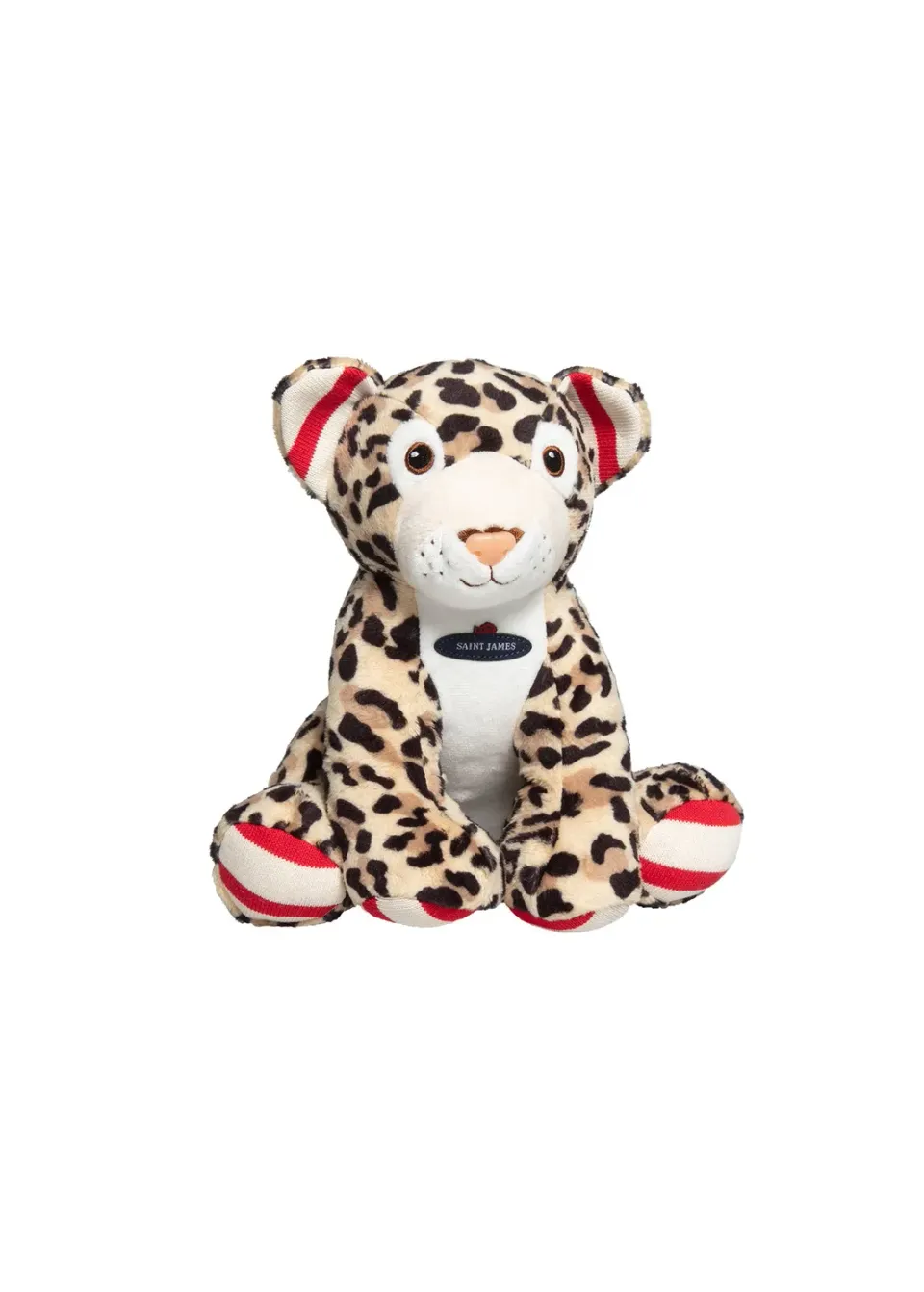 Saint James Léopard normand doudou beige peluche