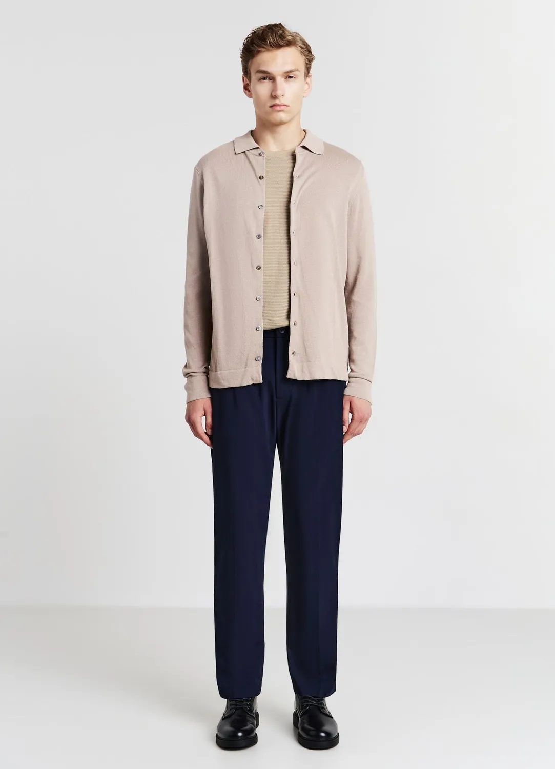 Calliope Chemise cardigan homme boutonné