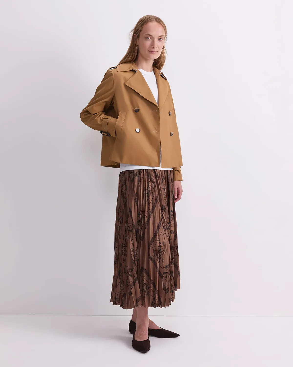 Sportscraft Audrey Crop trench court lin femme