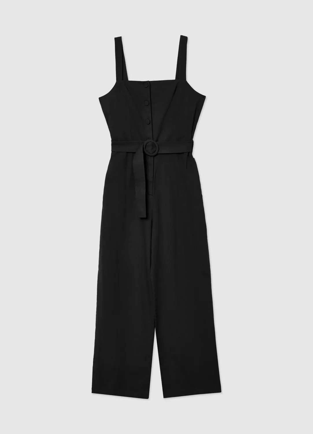 Calliope combinaison longue lin femme unie