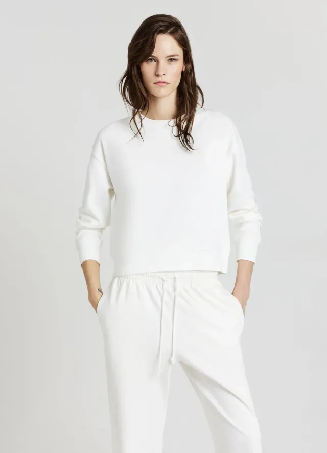 Calliope sweat col rond femme uni basique