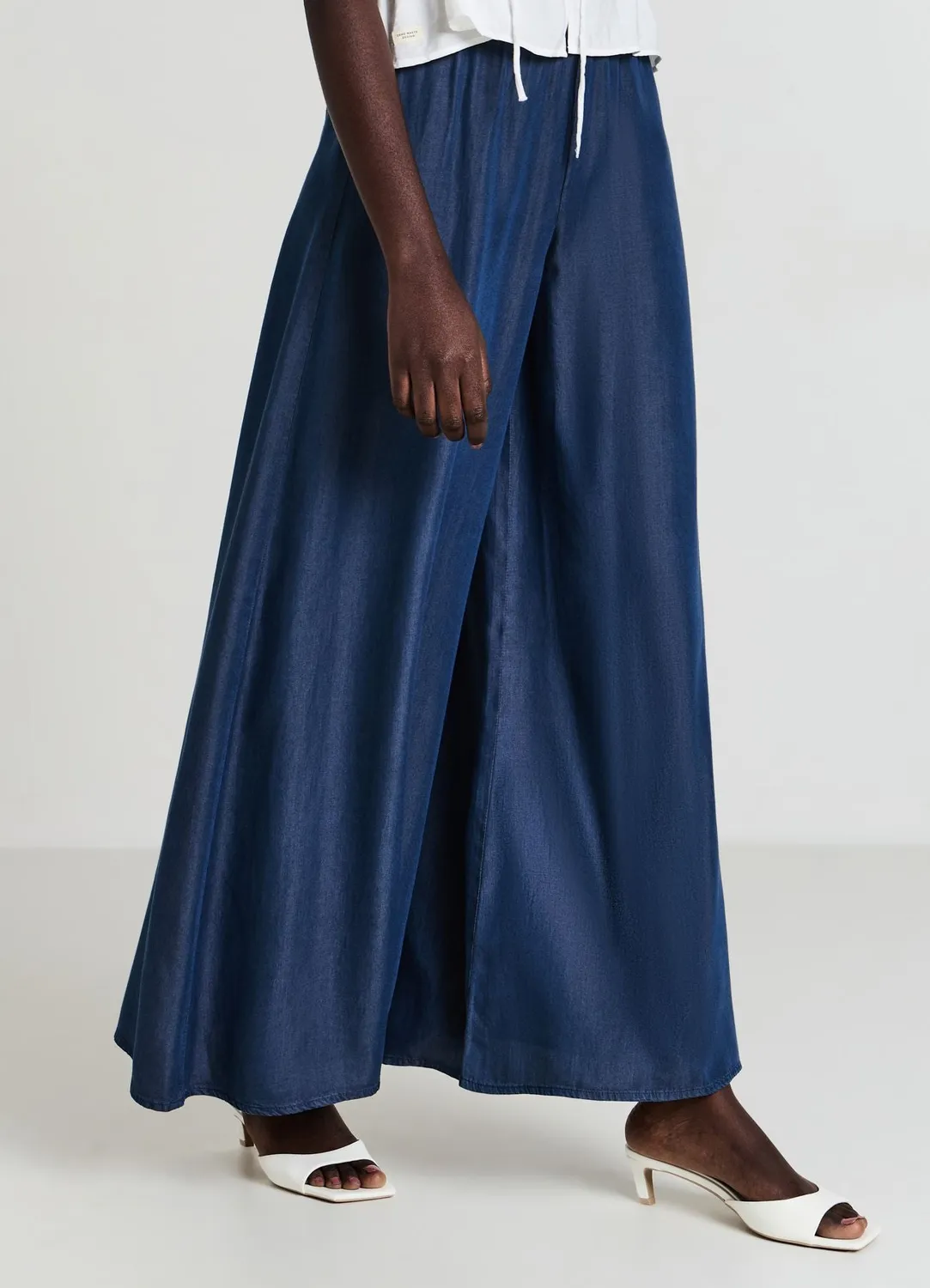 Calliope jupe-culotte élastique femme large