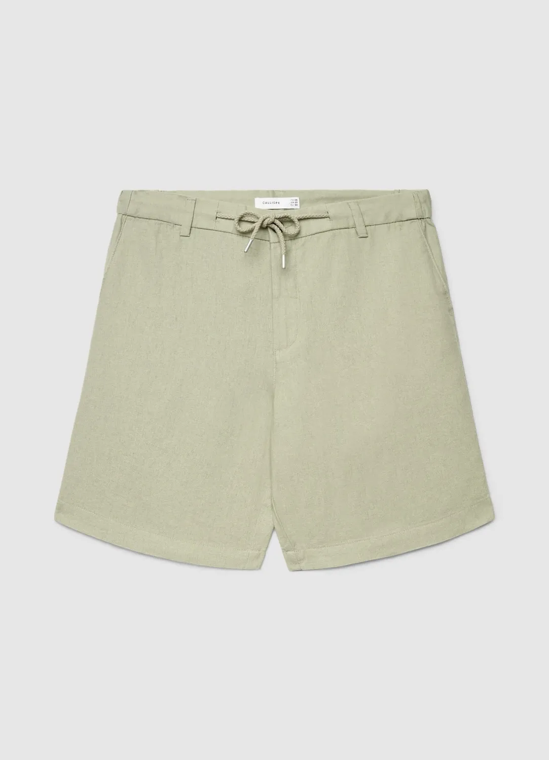 Bermuda Calliope lin homme uni poches