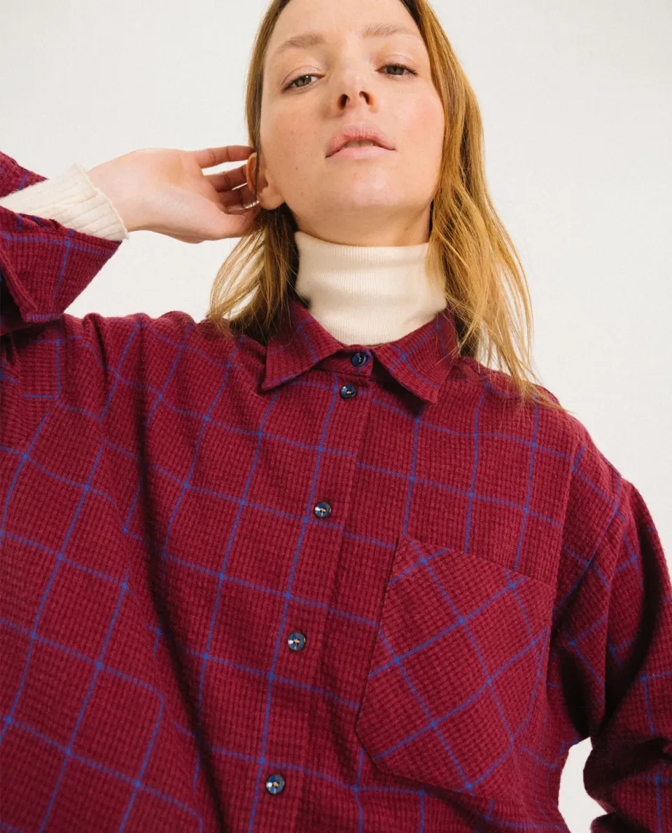 Tinsels Usk Dreamers chemise flanelle carreaux