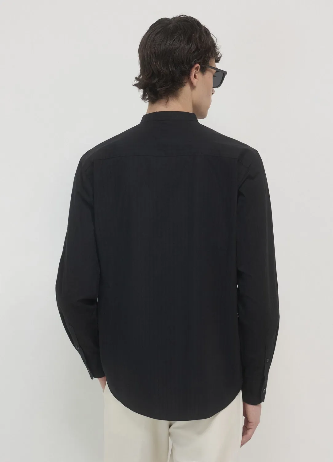 Calliope chemise coréenne homme côtelée boutonnée