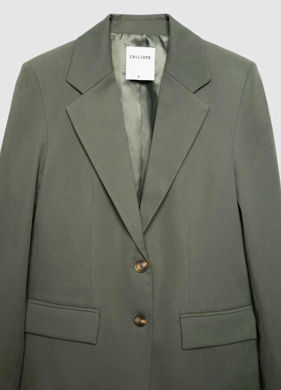 Calliope blazer 2 boutons femme uni droit