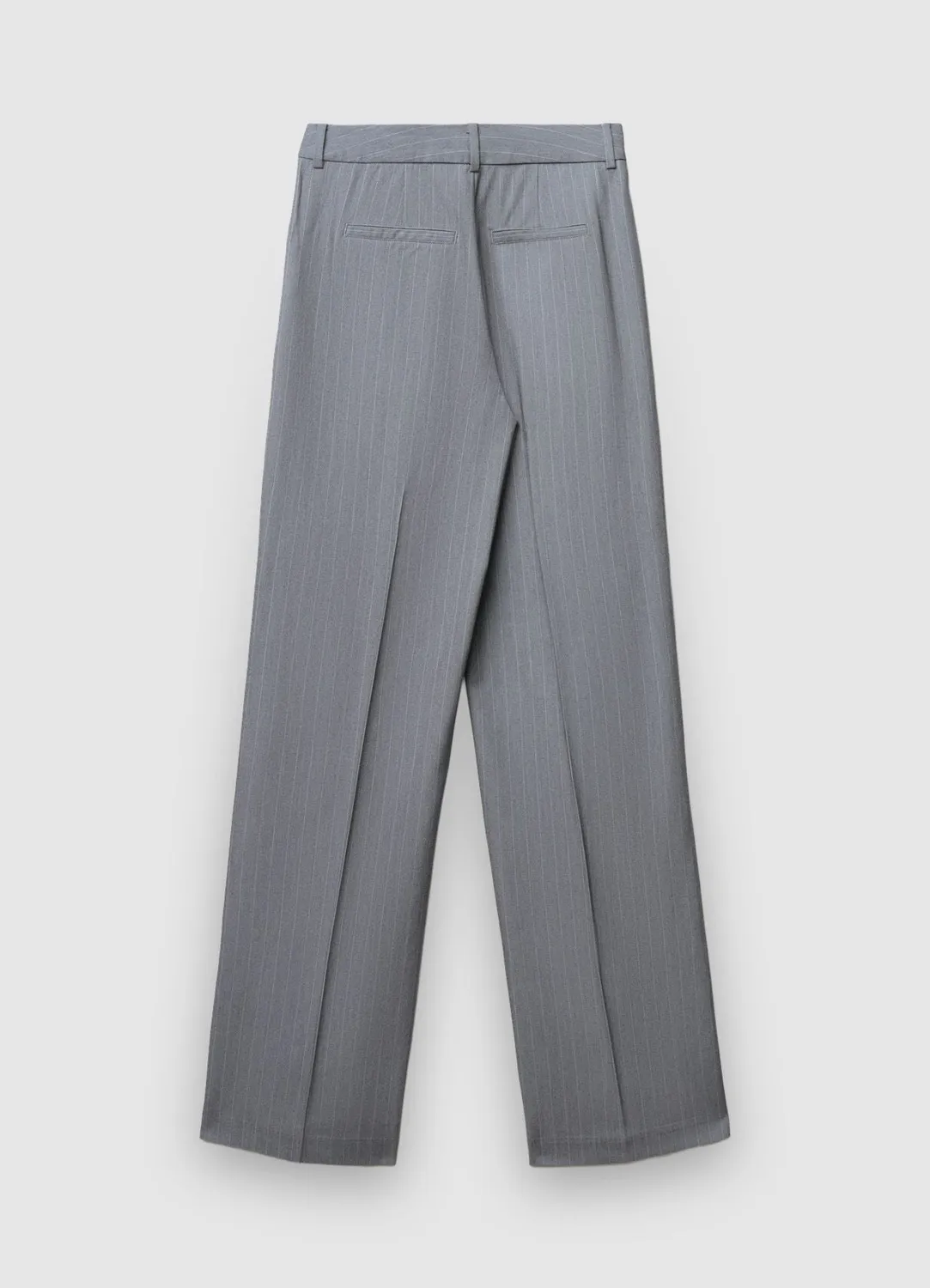 Calliope pantalon droit à rayures femme bureau