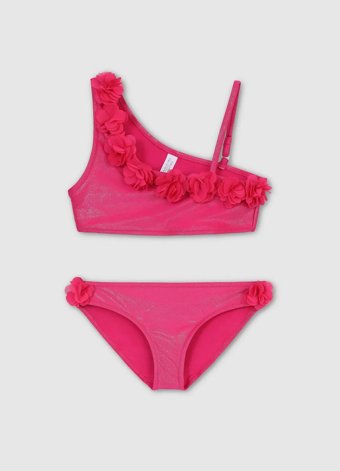 Calliope maillot fille 2 pièces fleurs