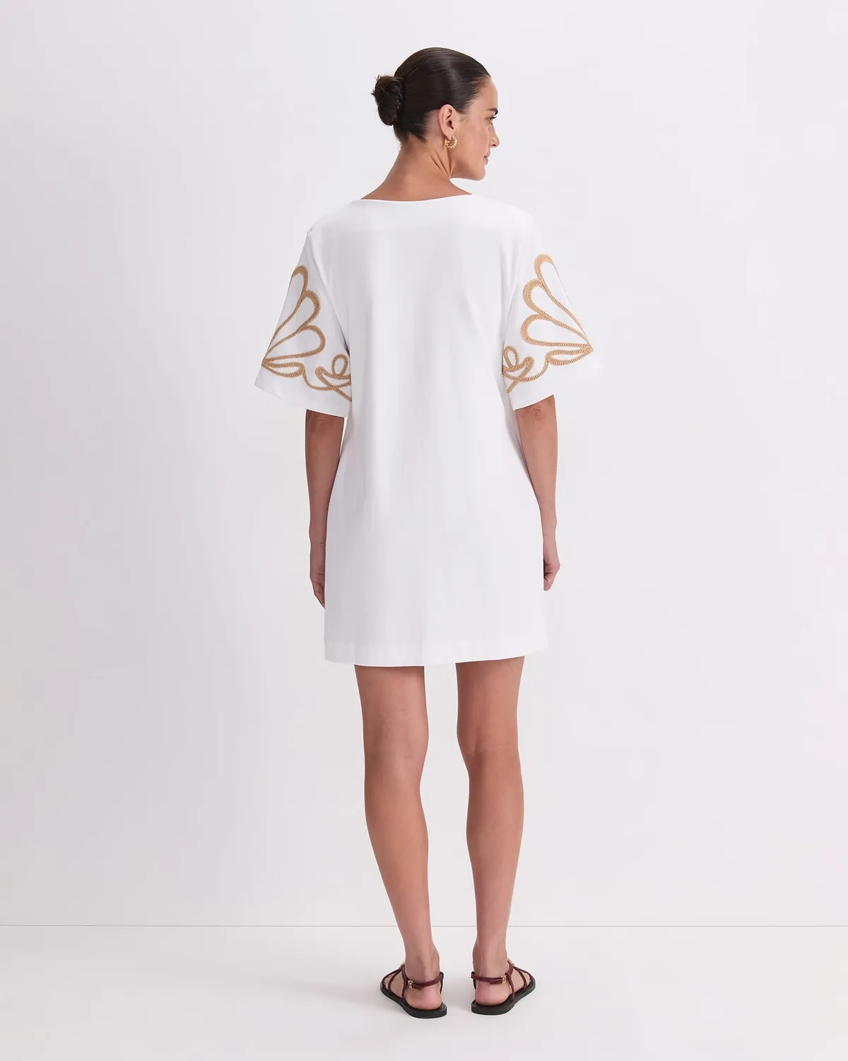 Sportscraft Eliza Embroidery robe mini coton
