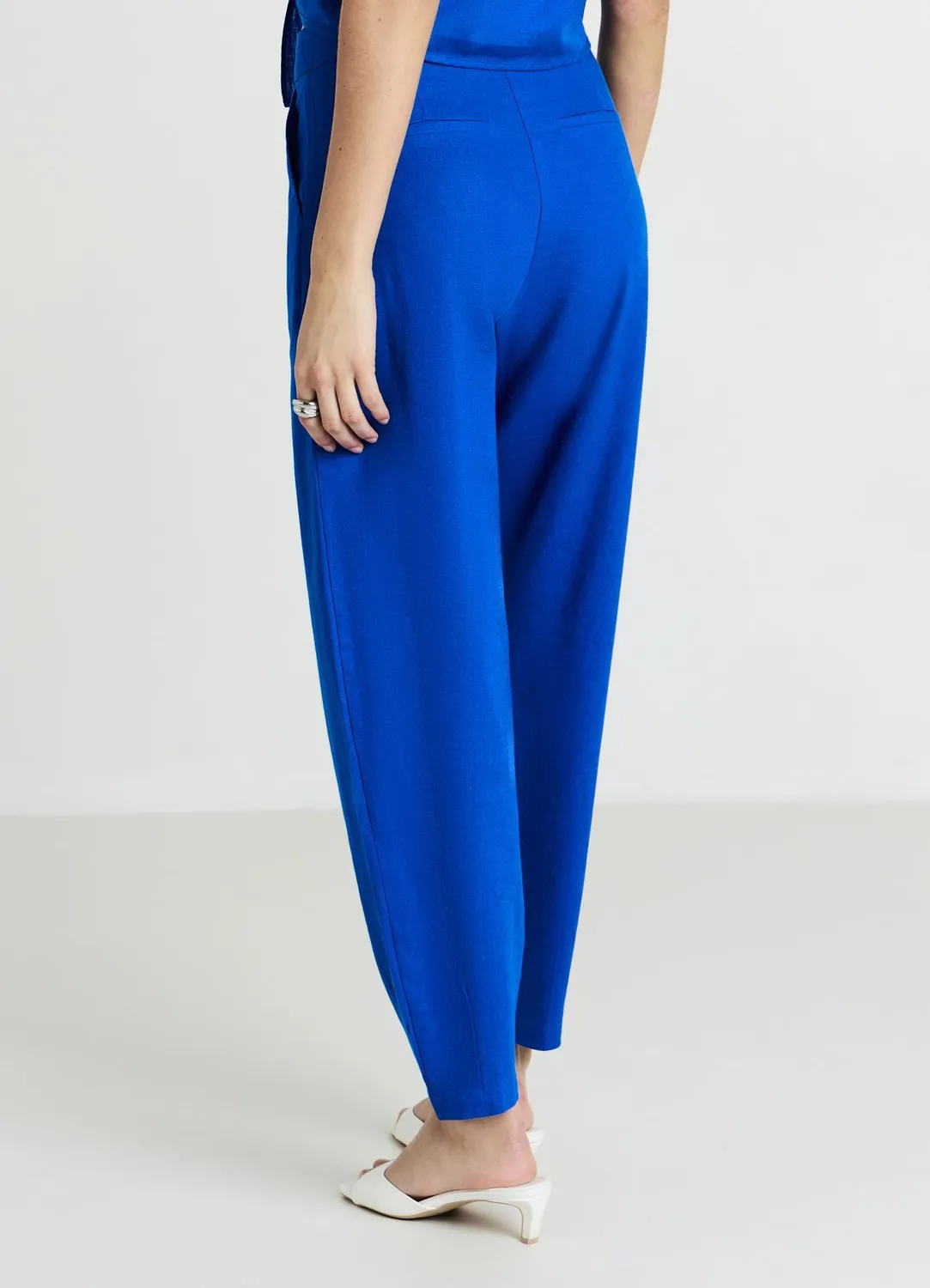 Calliope Pantalon Carrot Femme Uni Regular