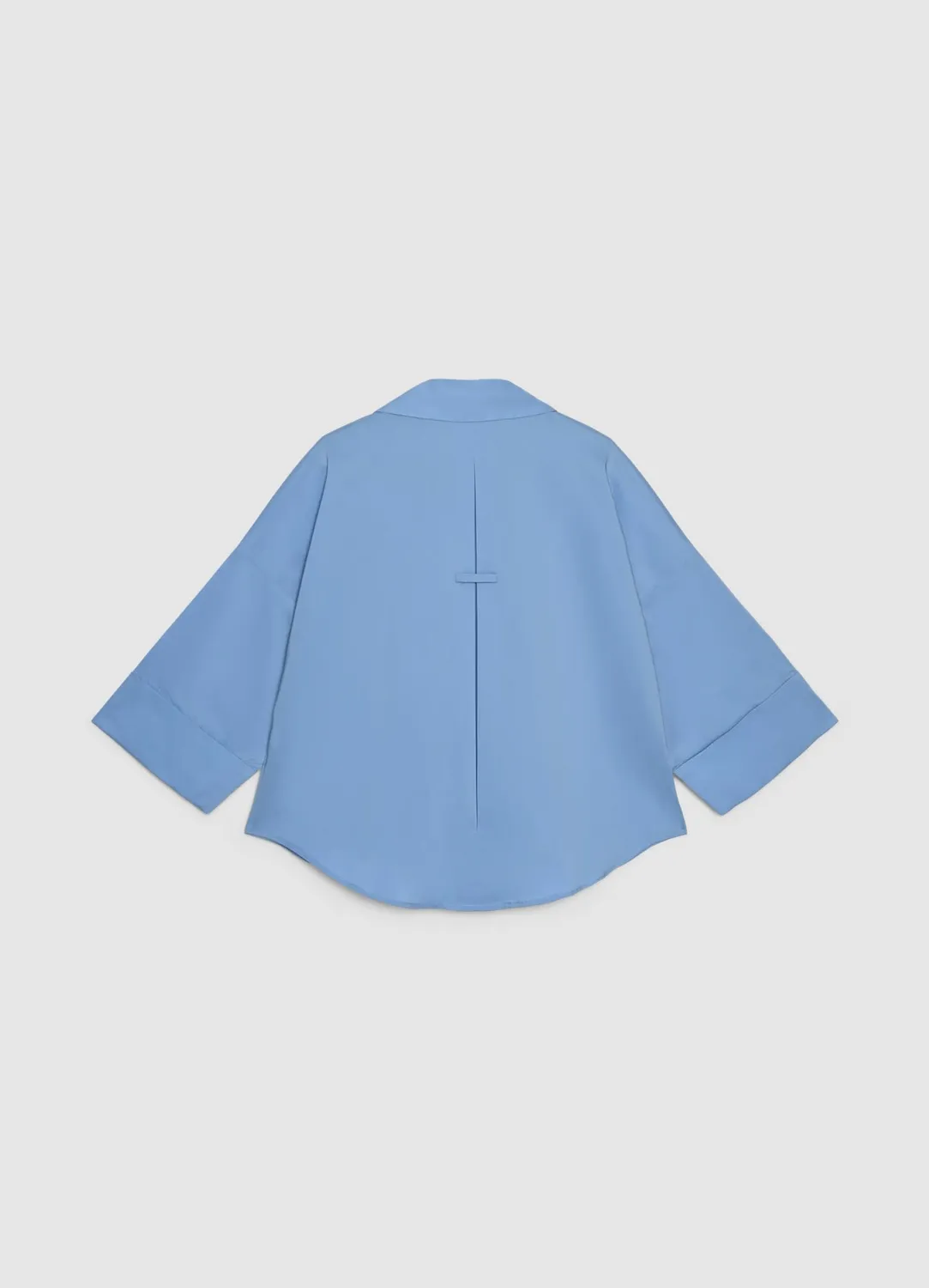 Calliope chemise oversize col V manches courtes