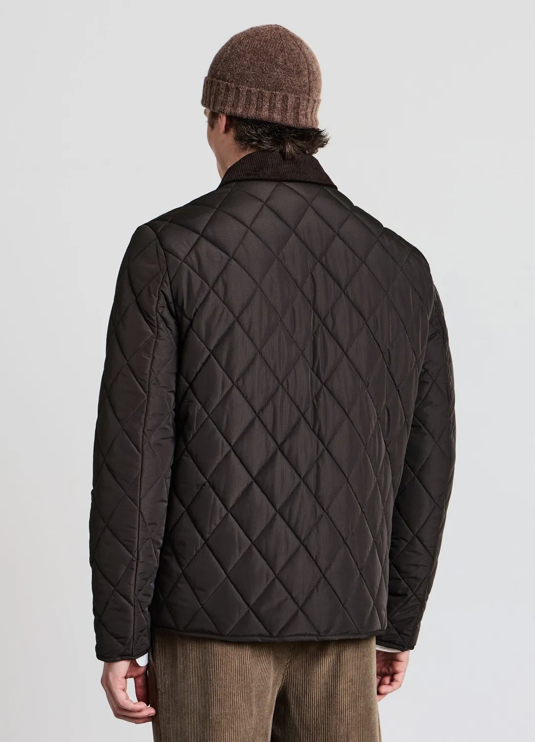 Calliope blouson matelassé homme col velours