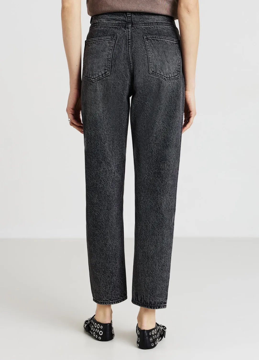 Calliope jean mom fit femme taille haute