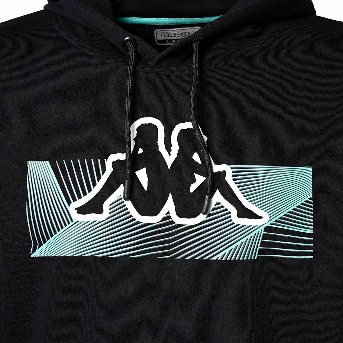 Robe di Kappa Eldyn hoodie noir homme coton