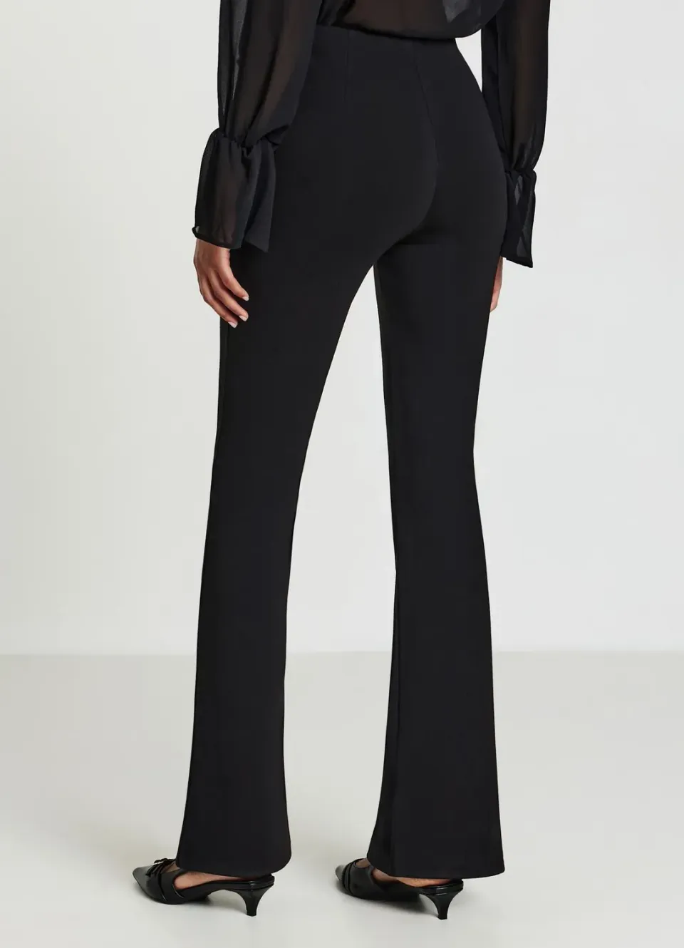 Calliope leggings évasé boucle dorée femme taille haute