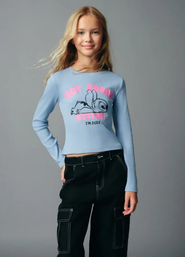 Calliope t-shirt Stitch manches longues fille