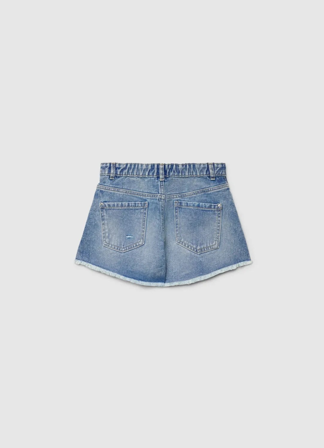 Calliope shorts mom jean déchiré fille
