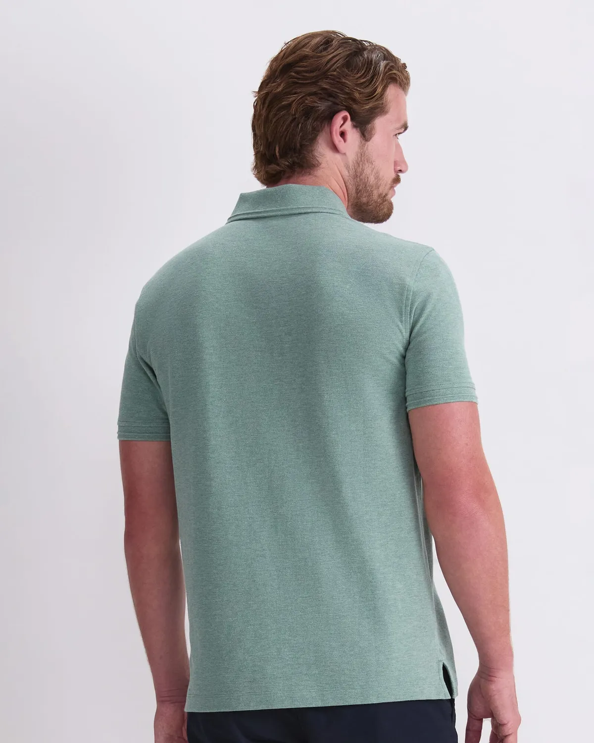 Sportscraft SC Melange Pique polo homme coton
