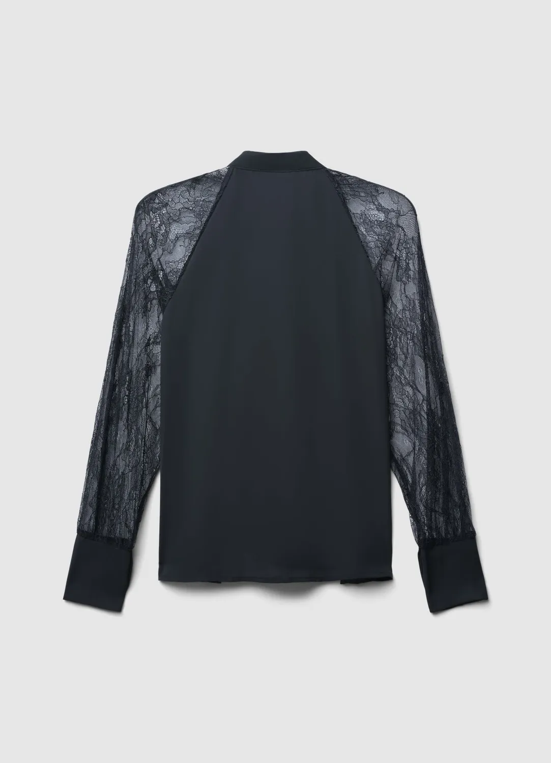 Calliope Blouse nœud femme manches dentelle