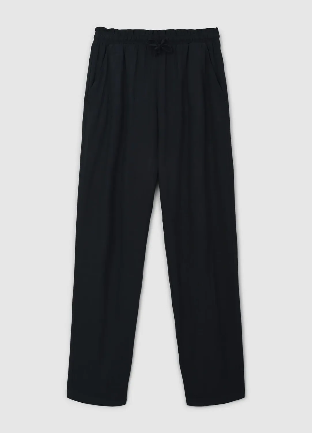 Calliope Pantalon long femme uni à coulisse
