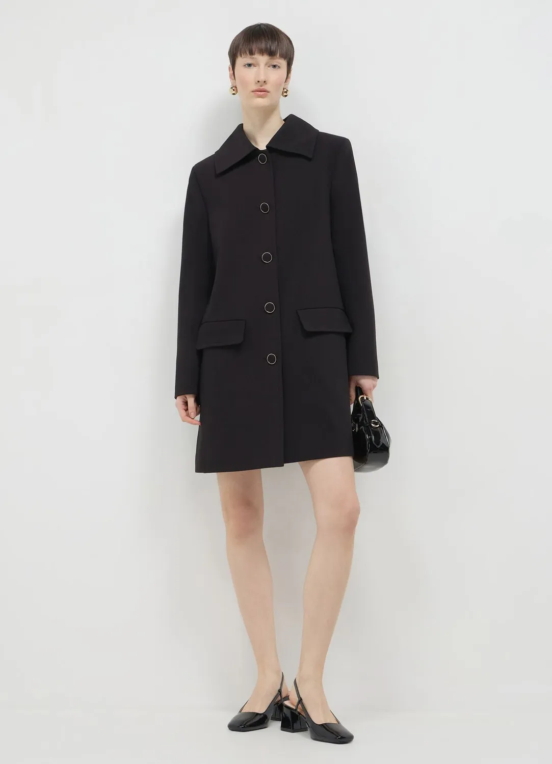 Calliope Manteau Léger Uni Femme Col Chemise