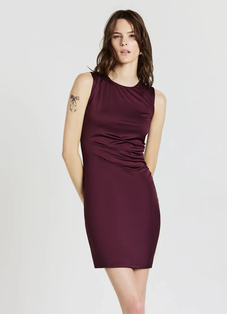 Calliope Atelier robe courte smockée femme