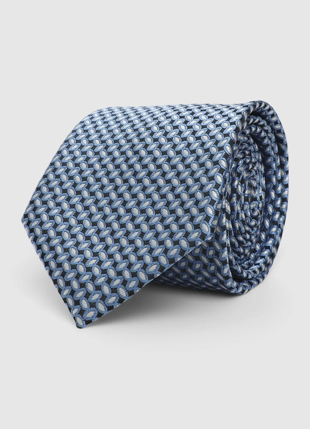 Calliope cravate homme micro motif optical