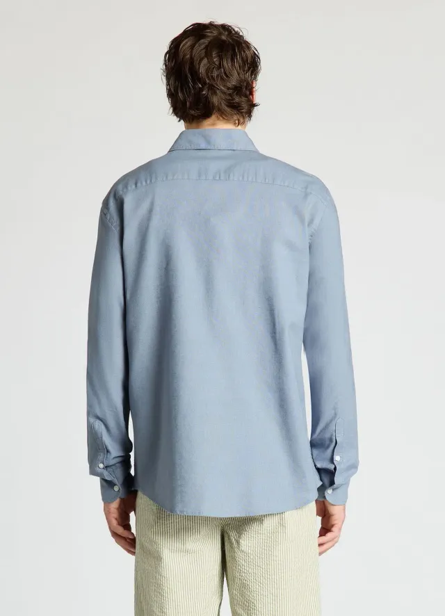 Calliope lin chemise homme unie manches longues