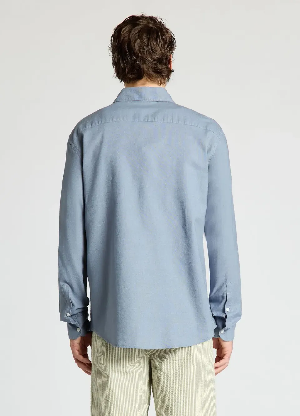 Calliope lin chemise homme unie manches longues