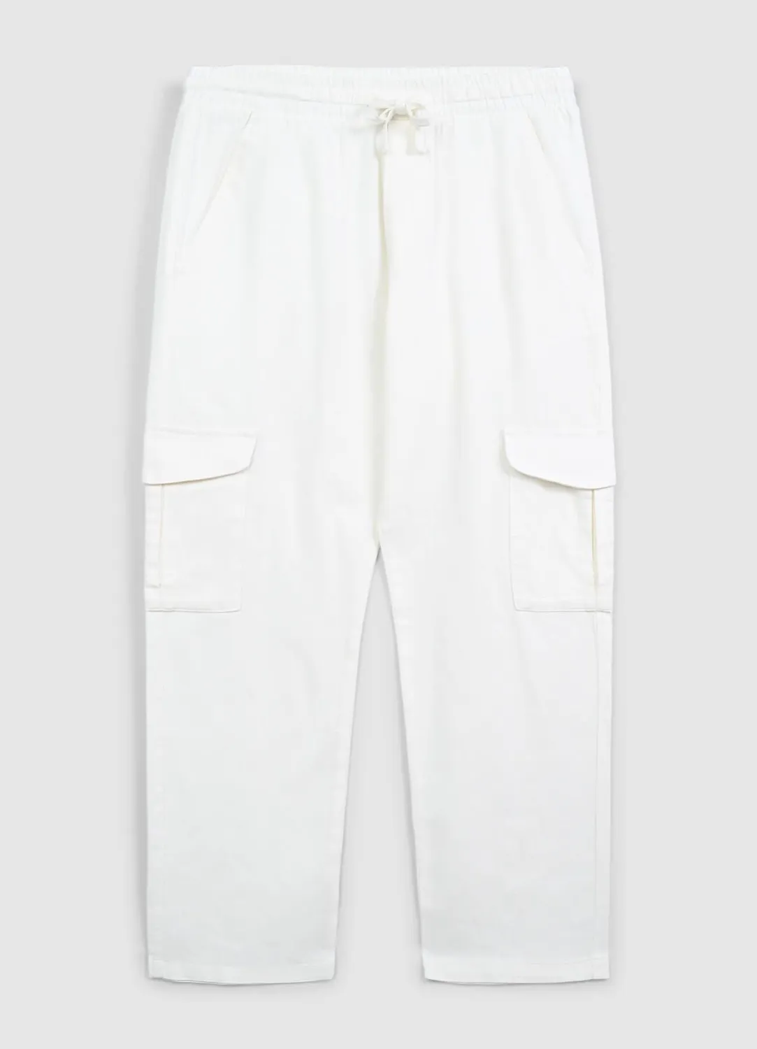Calliope pantalon cargo homme coton uni coupe regular