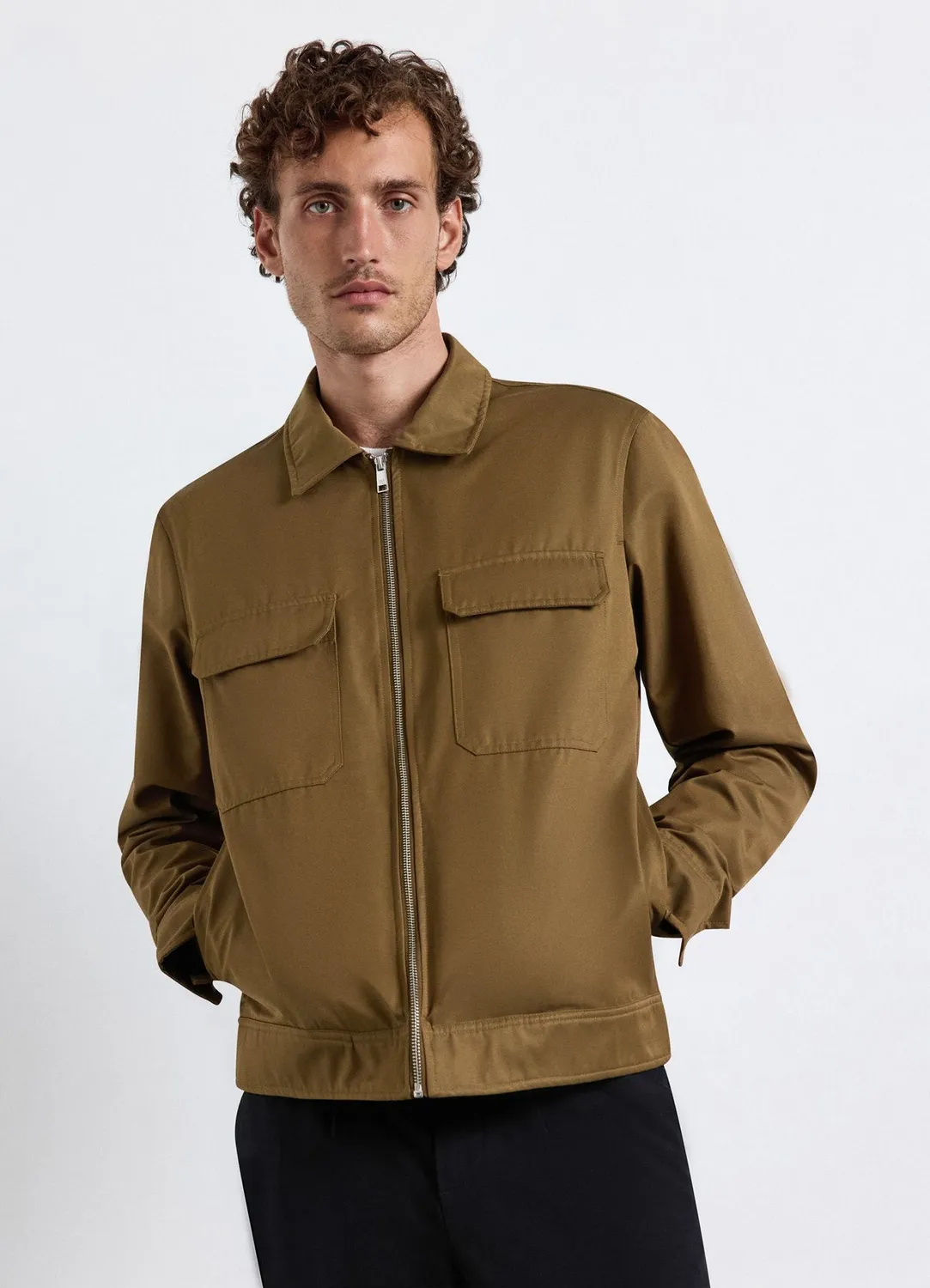 Calliope Zip Blouson homme poches plaquées