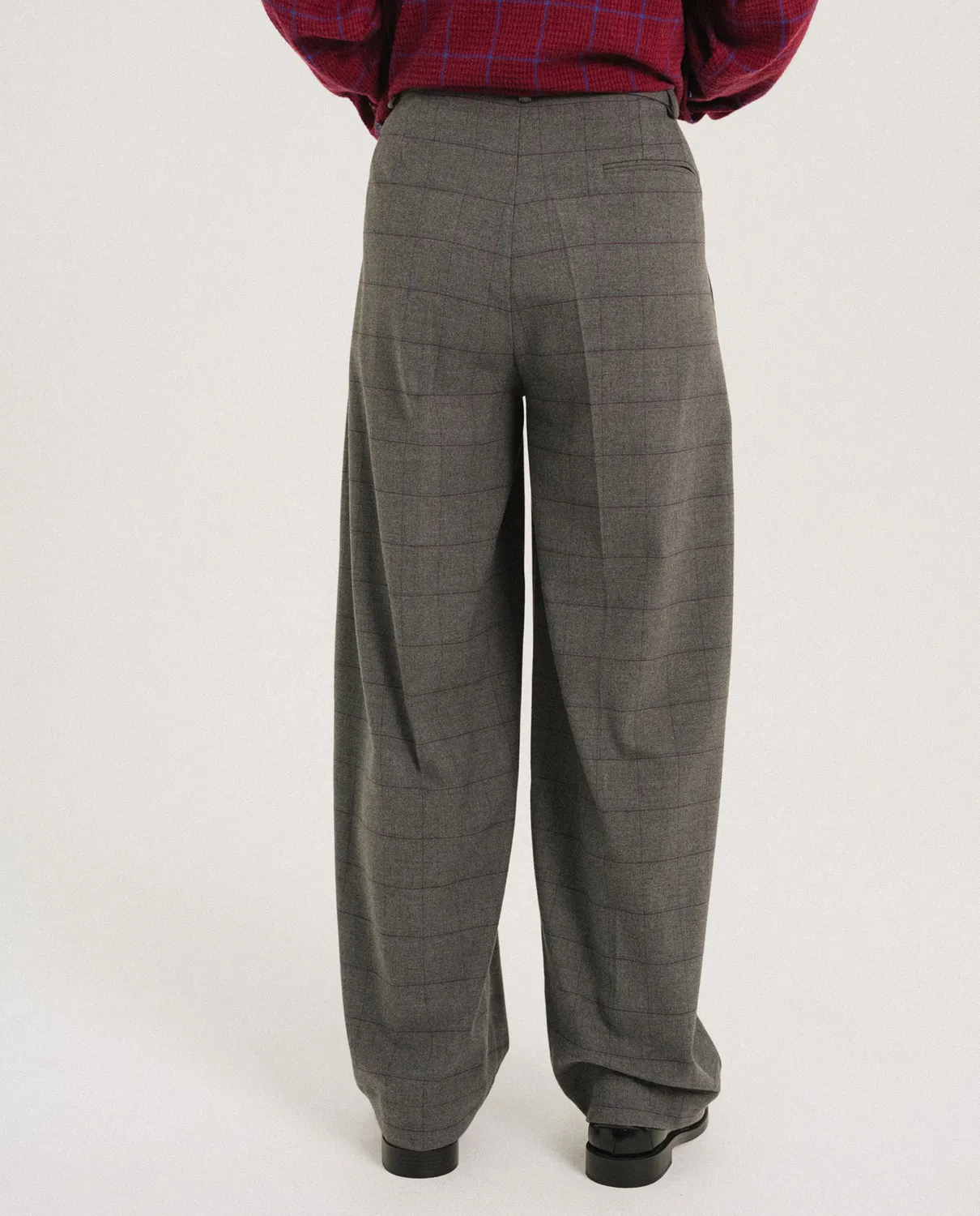 Tinsels Francois pantalon Baltimor barrel carreaux