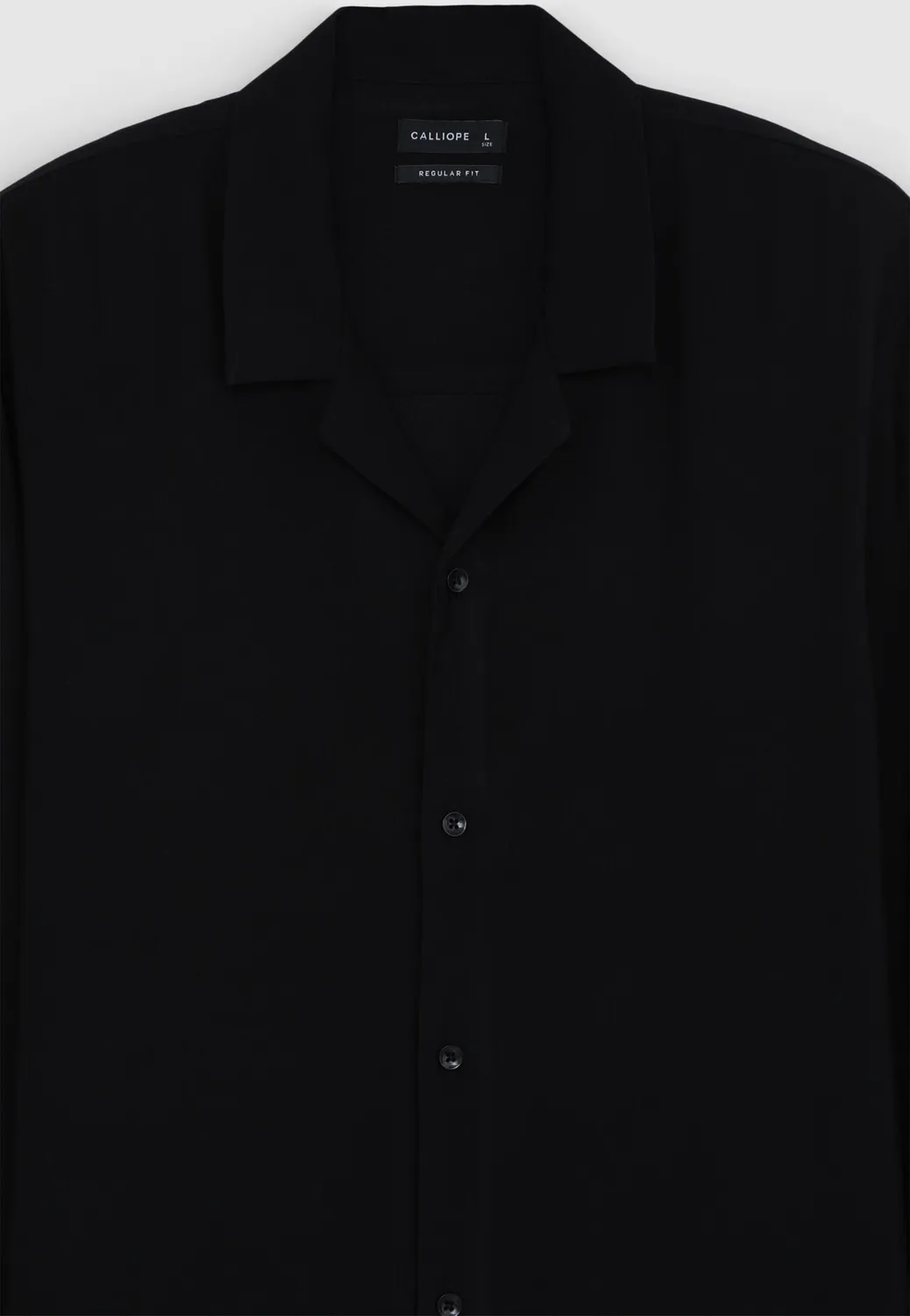 Calliope chemise bowling homme manches longues unie