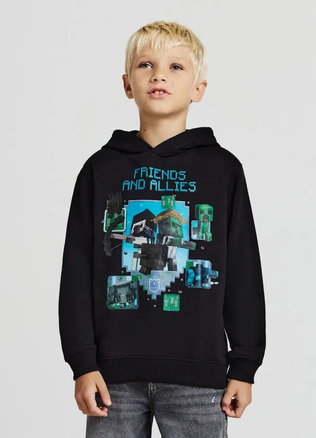 Calliope sweat capuche garçon Minecraft 6 à 14 ans