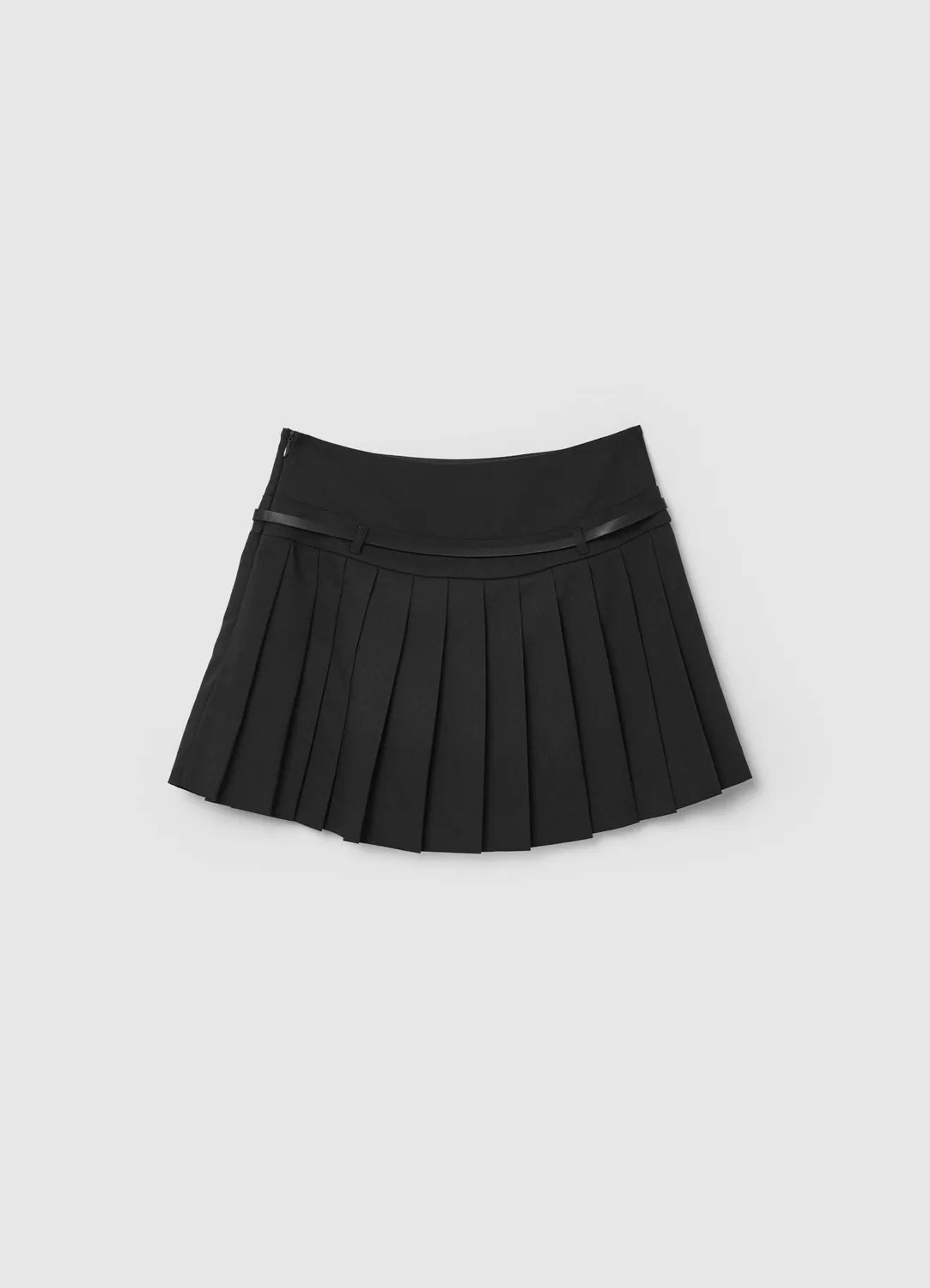 Calliope Plissée jupe-short femme plis ceinture