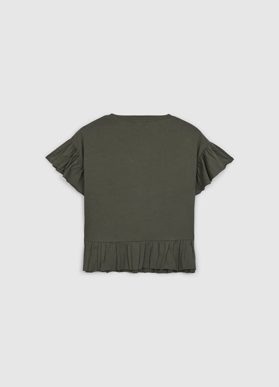 Calliope T-shirt volants coton femme regular