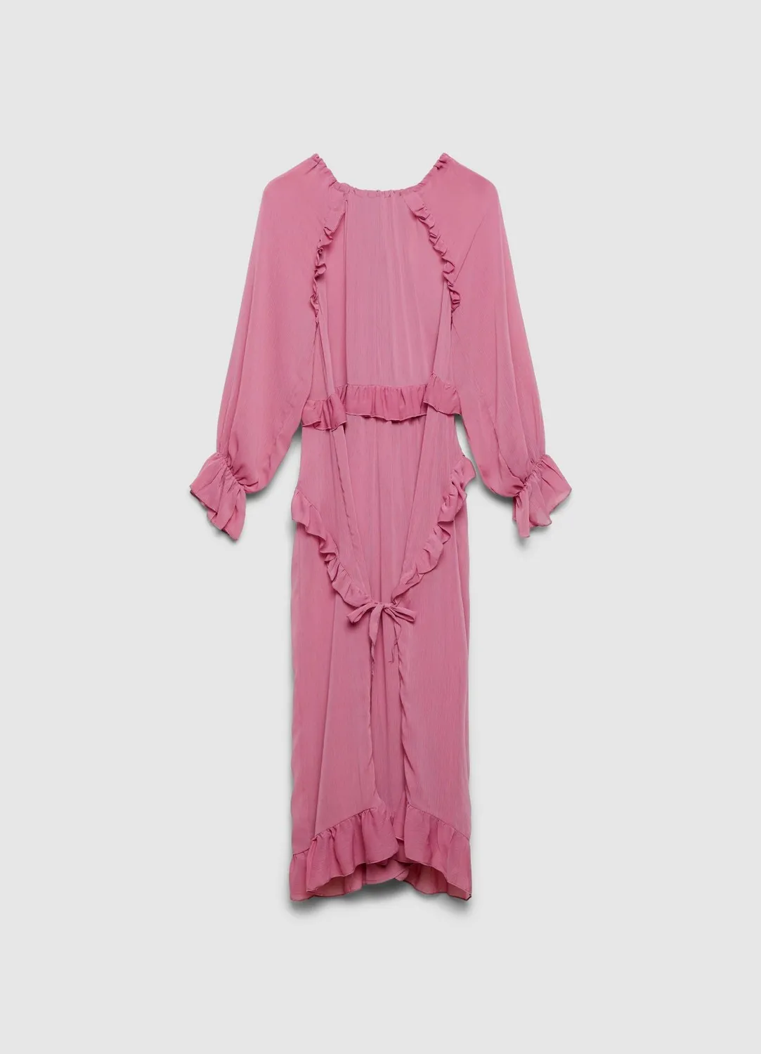 Calliope robe longue volants georgette femme