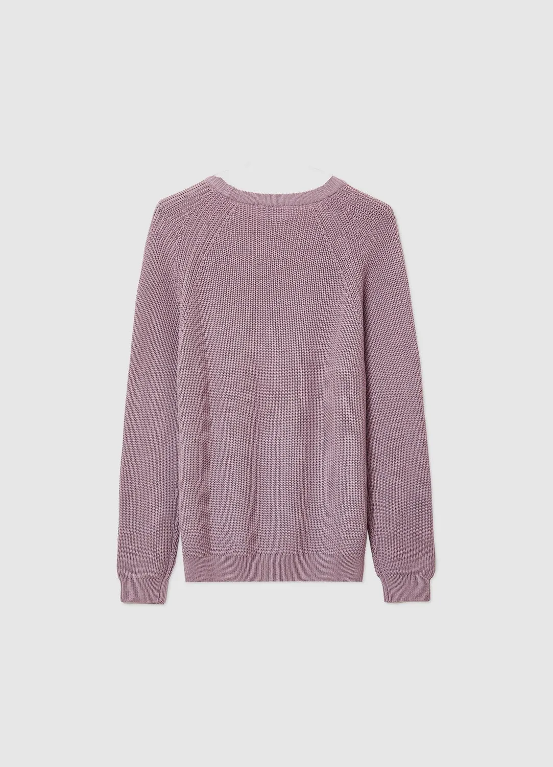 Calliope pull côtelé homme manches raglan col rond