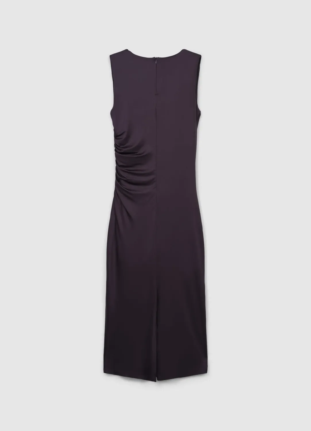 Calliope robe longue froncée sans manches femme