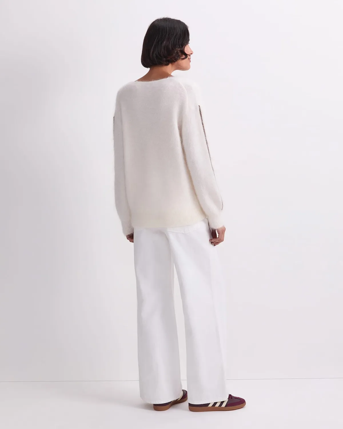 Sportscraft Tatiana Mohair pull col V femme