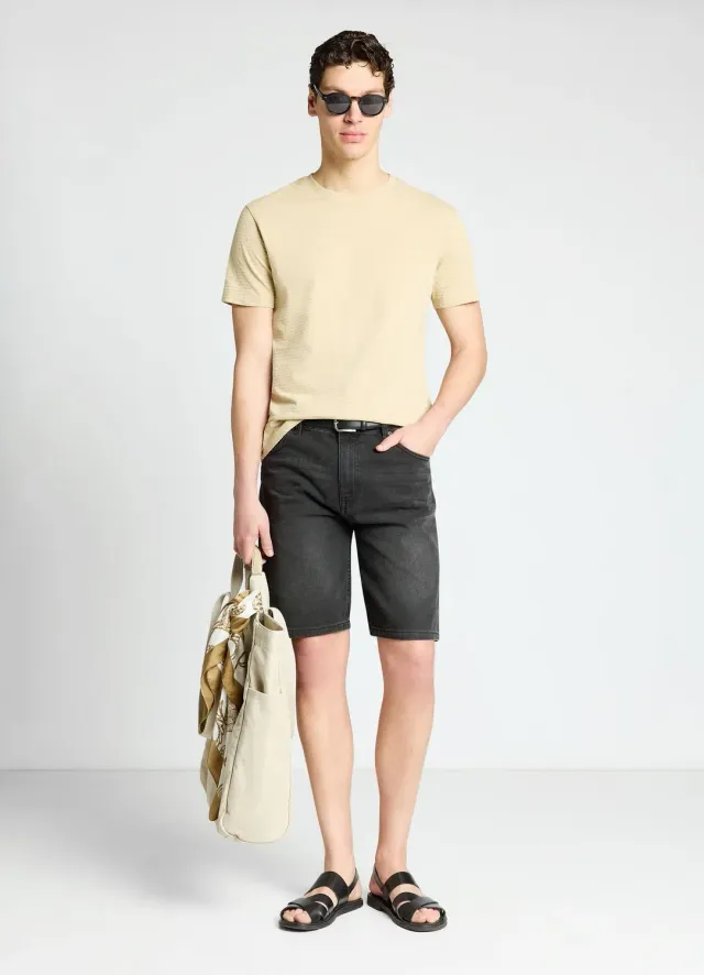 Calliope Short baggy denim homme 5 poches
