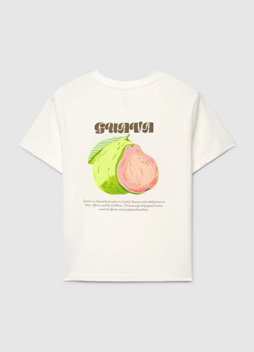 Calliope t-shirt femme col rond imprime fruit dos