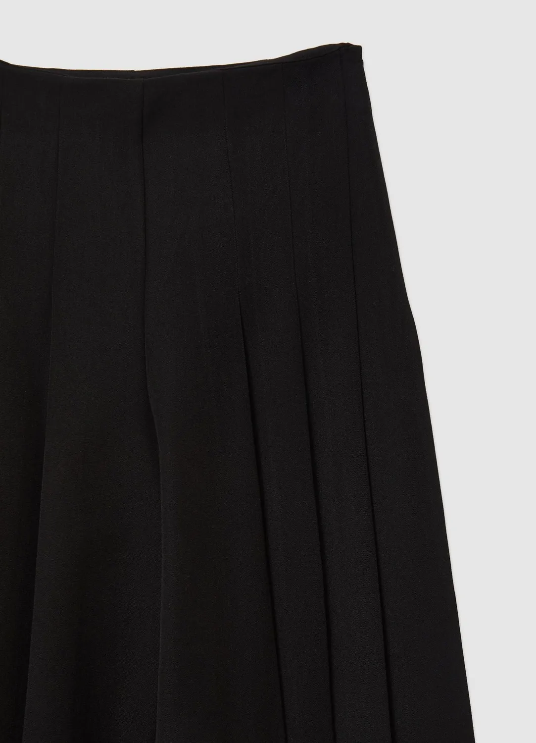 Calliope Culotte femme à plis fermeture latérale fluide