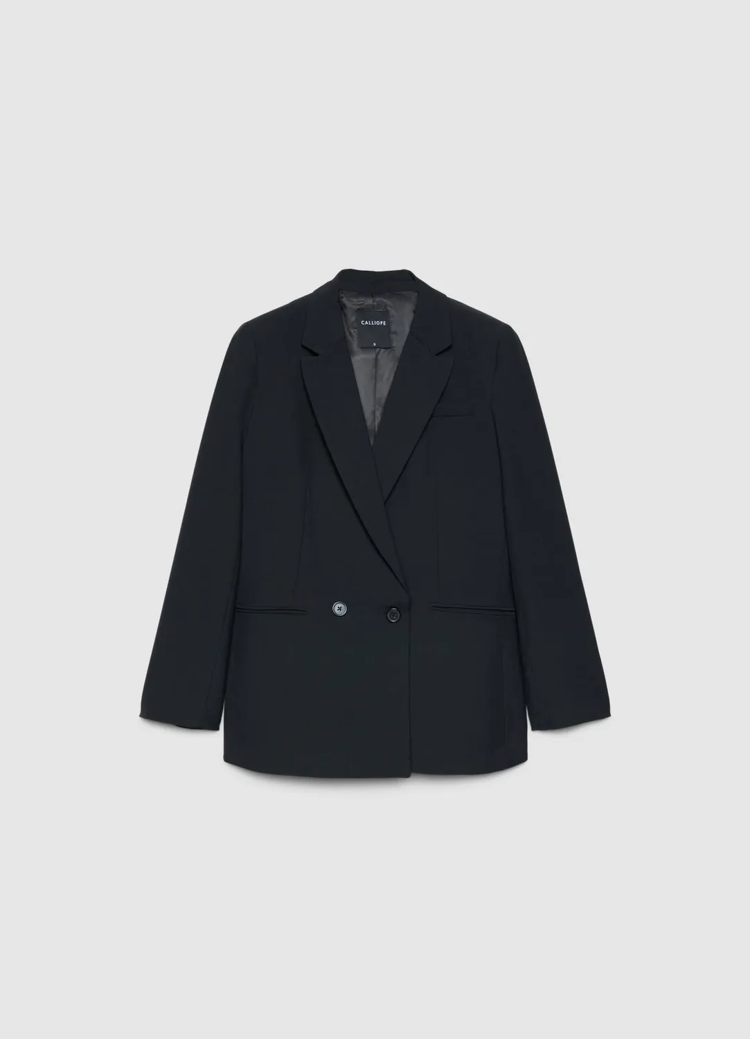 Veste Calliope double boutonnage femme unie