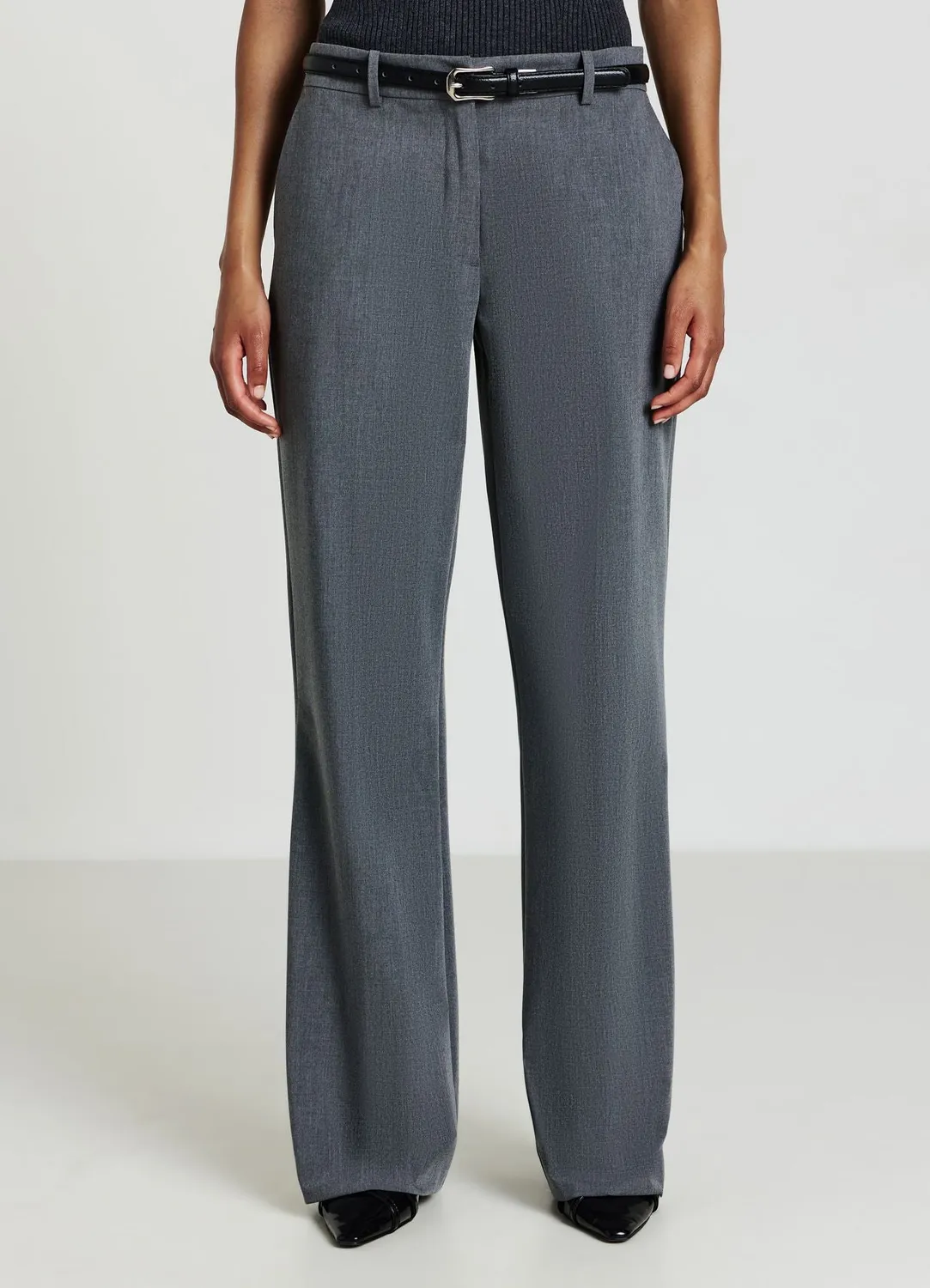 Calliope pantalon flare uni bureau femme