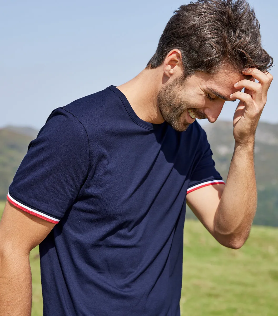 Cocorico Intemporel Supporter t-shirt homme marine coton